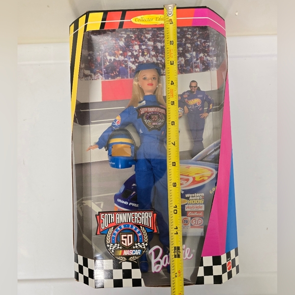 Barbie Collector's Edition 50th Anniversary NASCAR-NIB - Picture 7 of 15